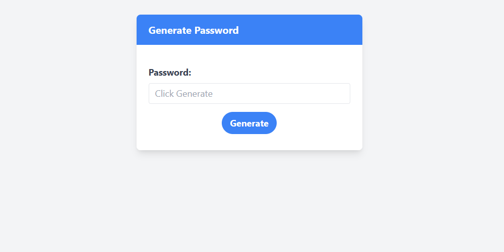 Password Generator
